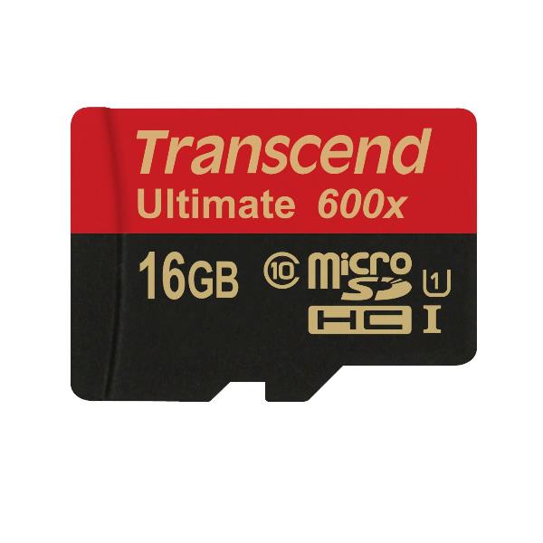 Transcend microSDHC MLC 16GB Class 10 UHS-I 600x + SD-Adapter_0