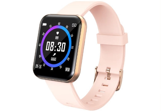 Lenovo E1 PRO Smartwatch sports enthusiasts 8 Sports Modes, Full Touch, 25 days, Heart Rate (Gold Bl_0