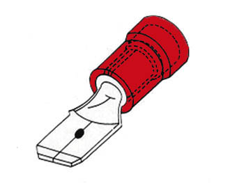 CONECTOR MACHO 4,8mm VERMELHO_0