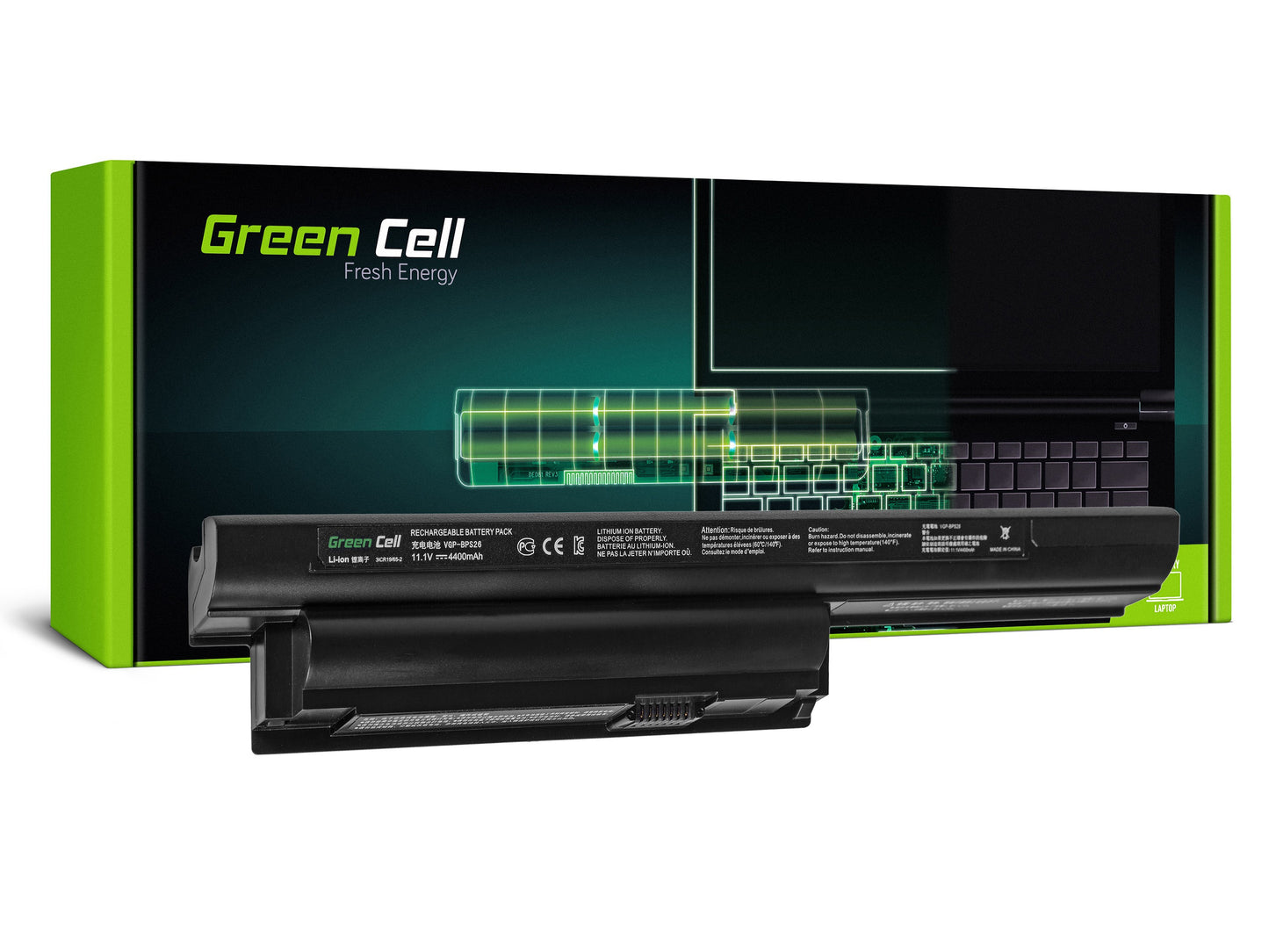 Green Cell Battery VGP-BPS26 VGP-BPS26A VGP-BPL26 for Sony Vaio PCG-71811M 71911M 71614M_0