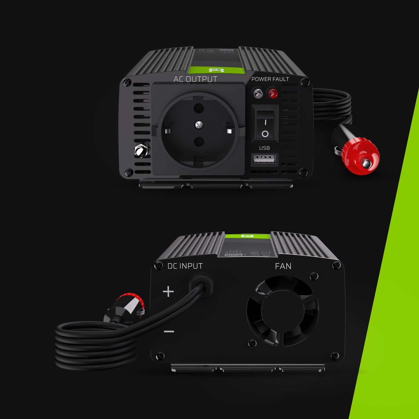 Green Cell Power Inverter 24V to 230V 150W/300W Modified sine wave_3