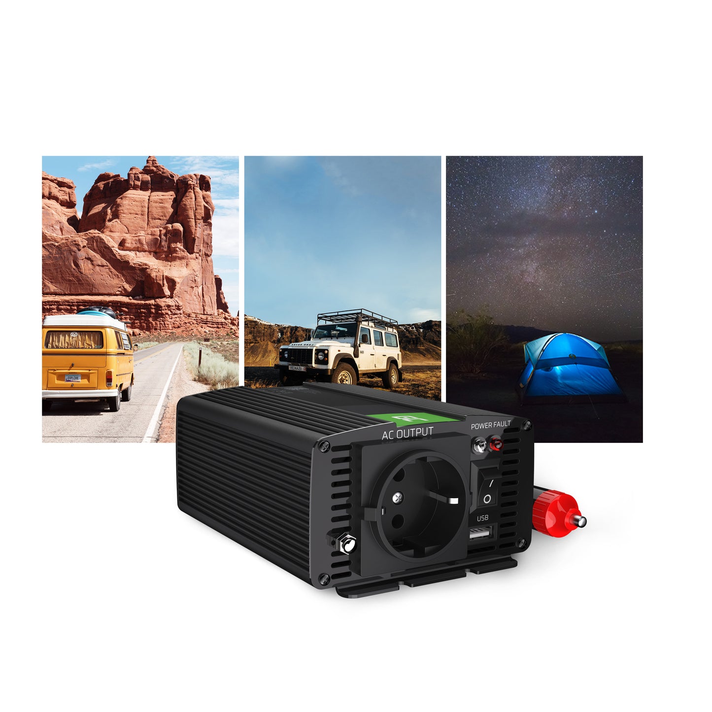 Green Cell Power Inverter 24V to 230V 150W/300W Modified sine wave_2