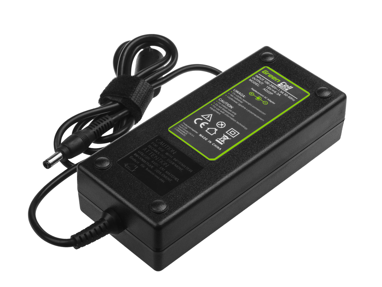 Green Cell PRO Charger / AC Adapter 19V 6.3A 120W for Asus G56 G60 K73 K73S K73SD K73SV F750 X750 MSI GE70 GT780_2