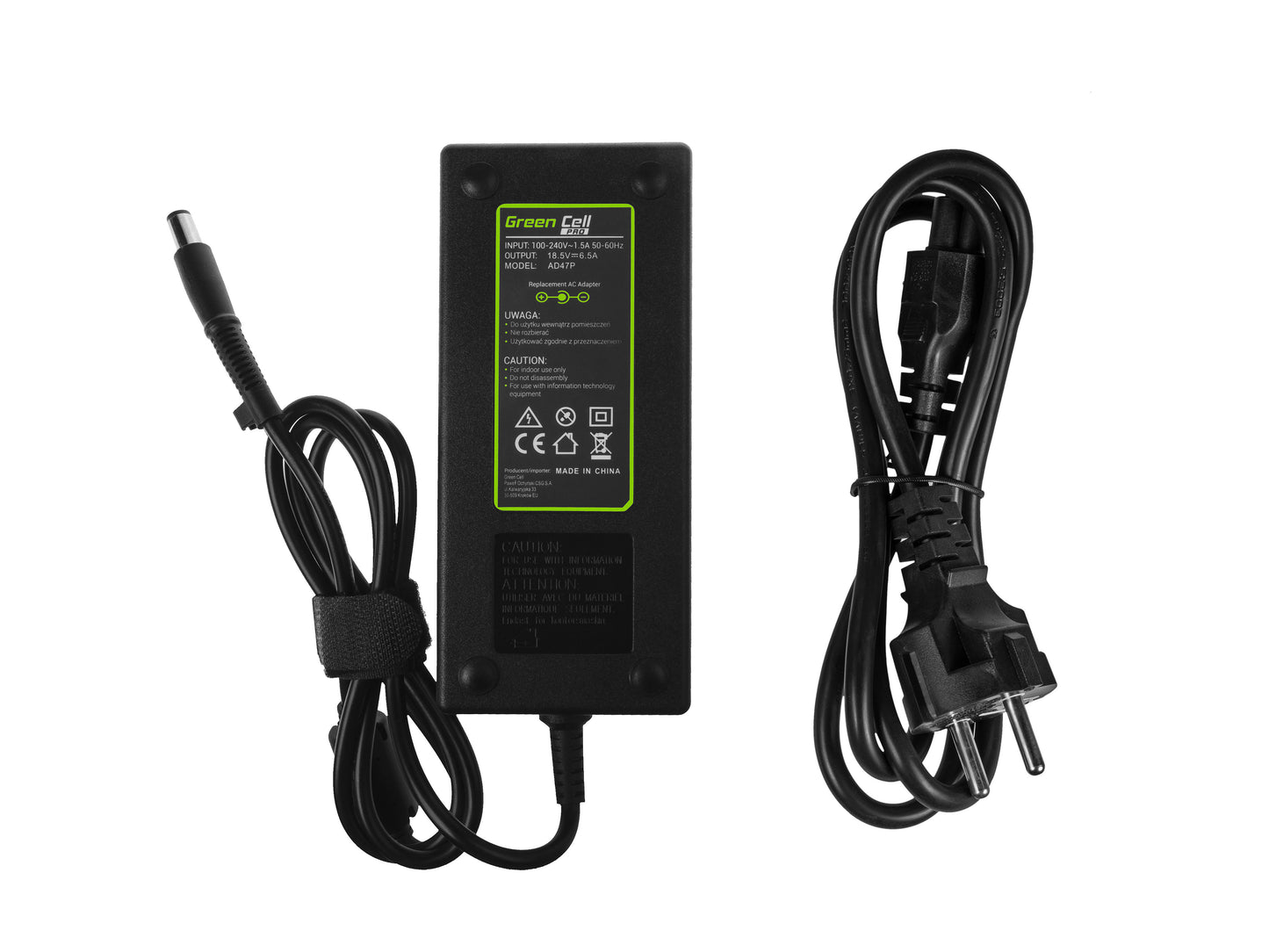 Green Cell PRO Charger / AC Adapter 18.5V 6.5A 120W for HP Compaq 6710b 6730b 6910p nc6400 nx7400 EliteBook 2530p 6930p 8530p_3