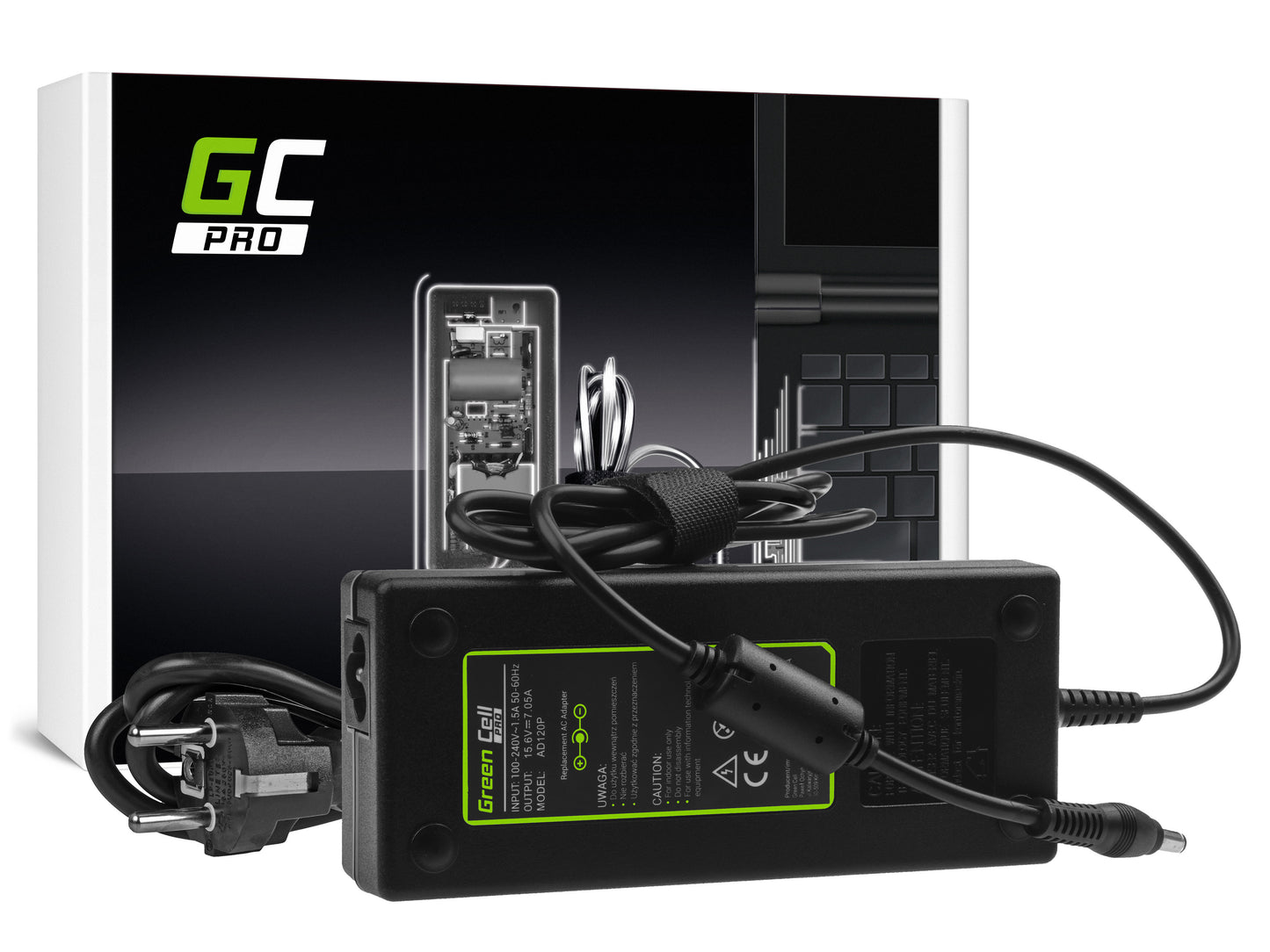 Green Cell PRO Charger / AC Adapter 15.6V 7.05A 110W for Panasonic ToughBook CF-19 CF-29 CF-30 CF-31 CF-51 CF-52 CF-53 CF-74_0