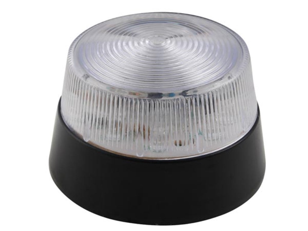 LUZ LED INTERMITENTE - TRANSPARENTE - 12 VDC - ø 77 mm_0