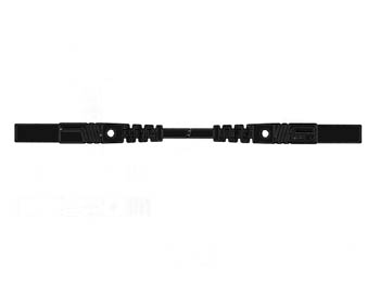 CABO DE MEDIÇÃO PROTEGIDO POR INJECÇÃO-MOLDADO 4mm 25cm / PRETO (MLB/GG-SH 25/1)_0