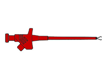 TIPO DE PINÇA COM VEIO FLEXÍVEL / VERMELHO (KLEPS 30)_0