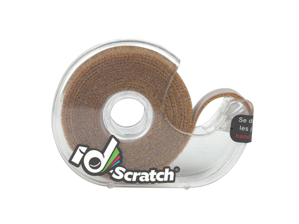 Fita de velcro - bobina 2m x 2cm - cor castanha_0