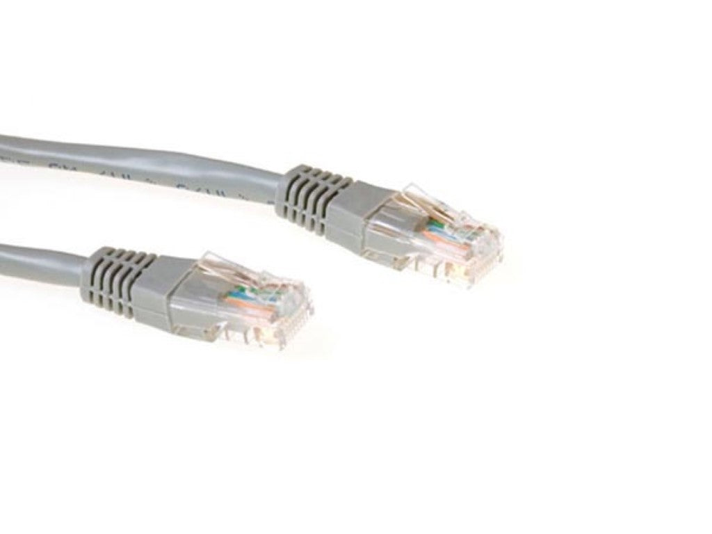 Cabo de rede CAT5e U/UTP, CCA, 1,5 m, cinzento_0