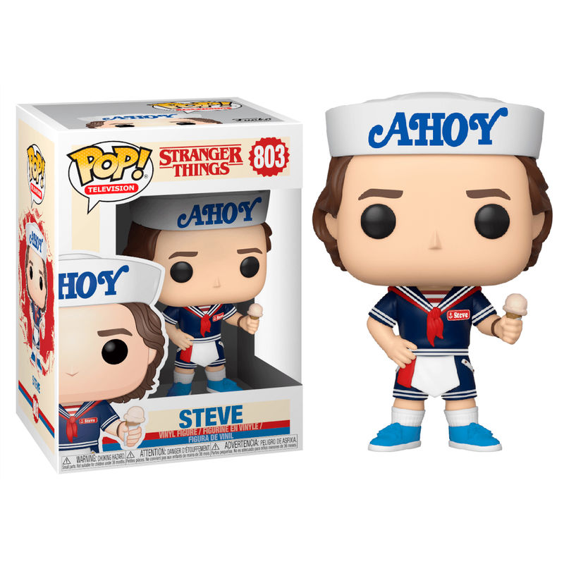 Figura POP Stranger Things 3 Steve with Hat and Ice Cream_0