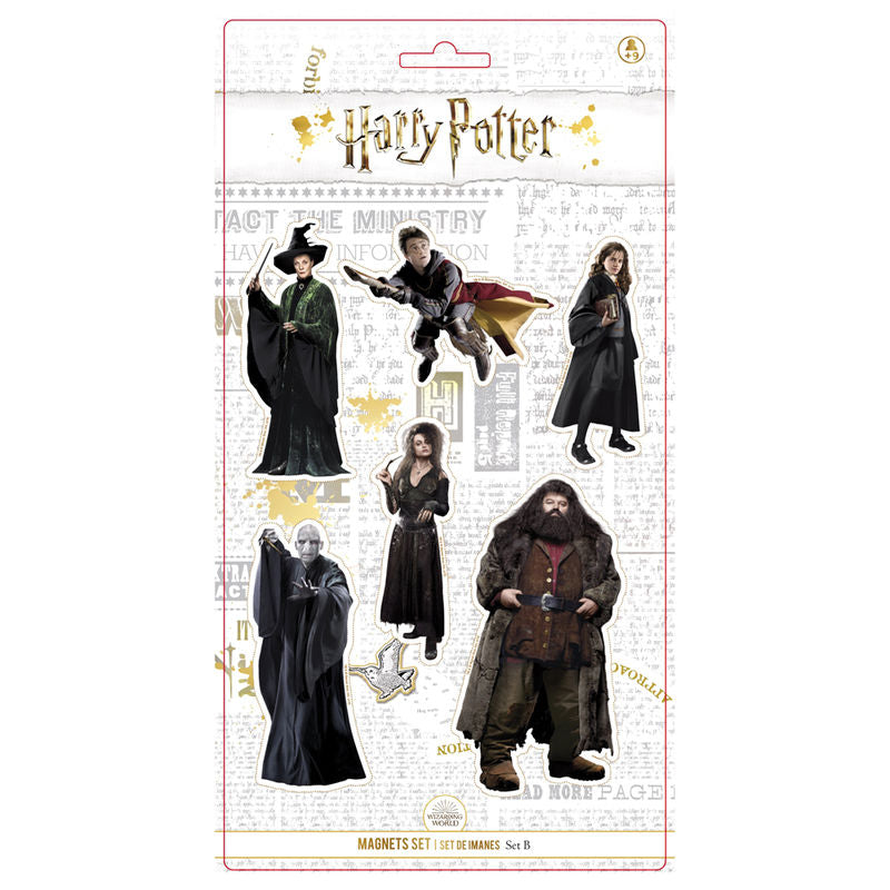 Blister 6 imanes Personajes Harry Potter_0
