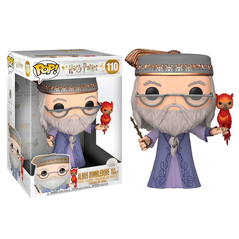 Figura POP Harry Potter Albus Dumbledore with Fawkes 25cm_0