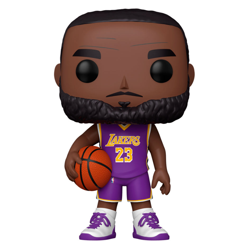 Figura POP NBA Lakers LeBron James Purple Jersey 25cm_0