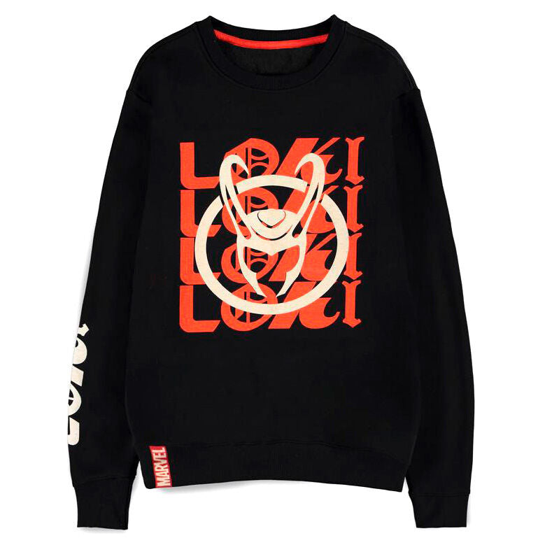 Sudadera Logo Text Loki Marvel_0