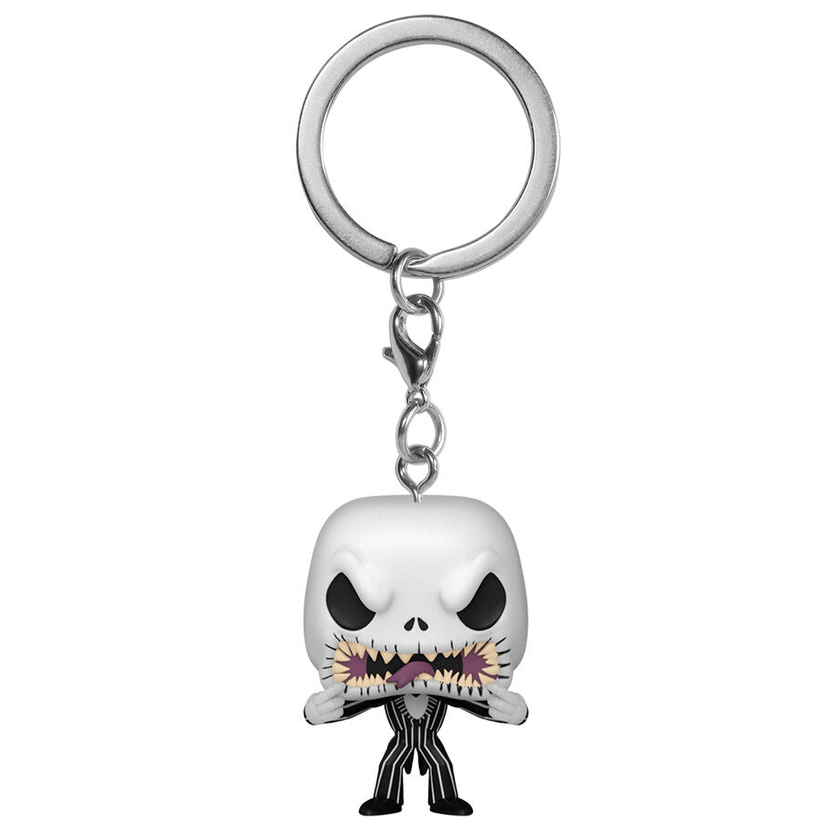 Llavero Pocket POP Disney Pesadilla Antes de Navidad Jack Scary Face_0