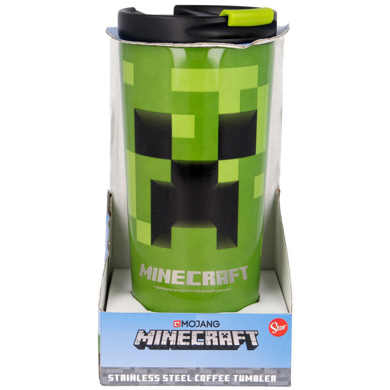Vaso termo acero inoxidable Minecraft 425ml_0