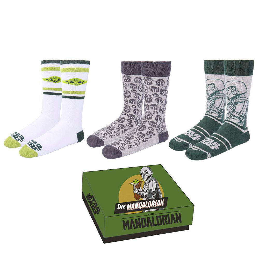 Set 3 calcetines Mandalorian Star Wars_0