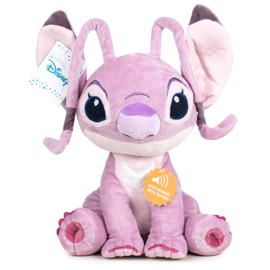 Peluche Angel Stitch Disney soft sonido 30cm_0