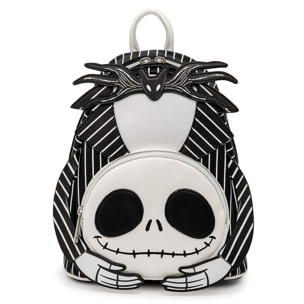 Mochila Jack Skellington Pesadilla Antes de Navidad Disney Loungefly 26cm_0