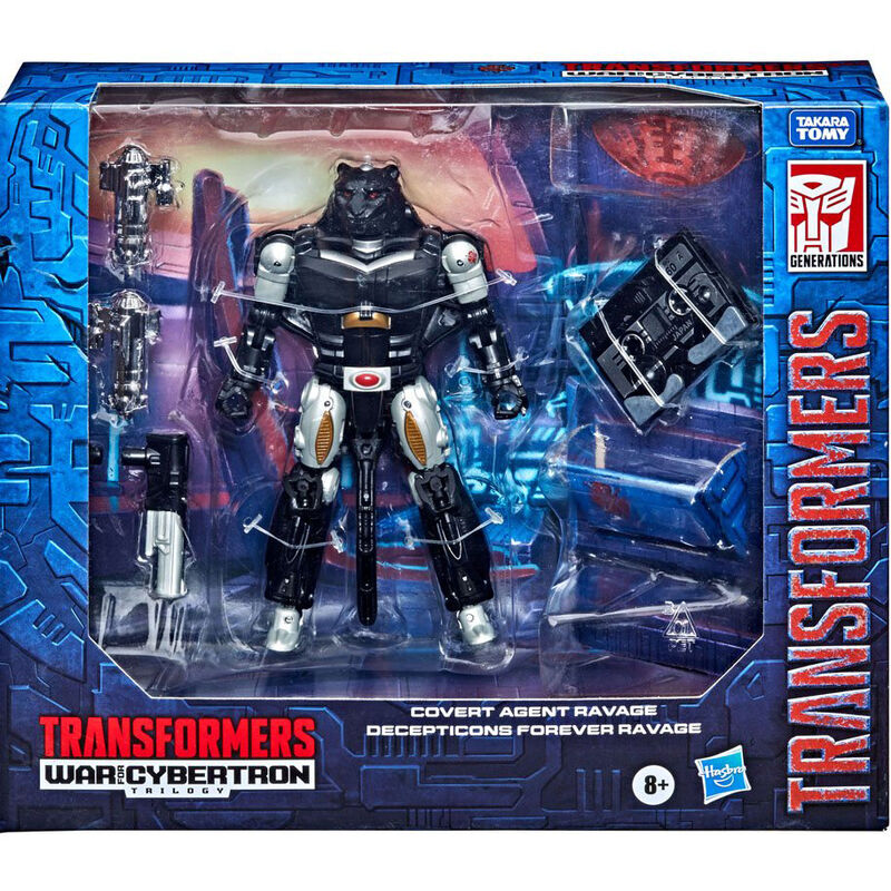 Blister figura Covert Agent Ravage + Decepticon Forever Ravage War From Cybertron Transformers 15cm_0