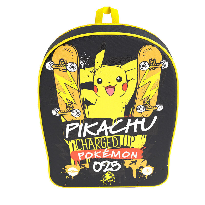 Mochila Pikachu Pokemon 30cm_0