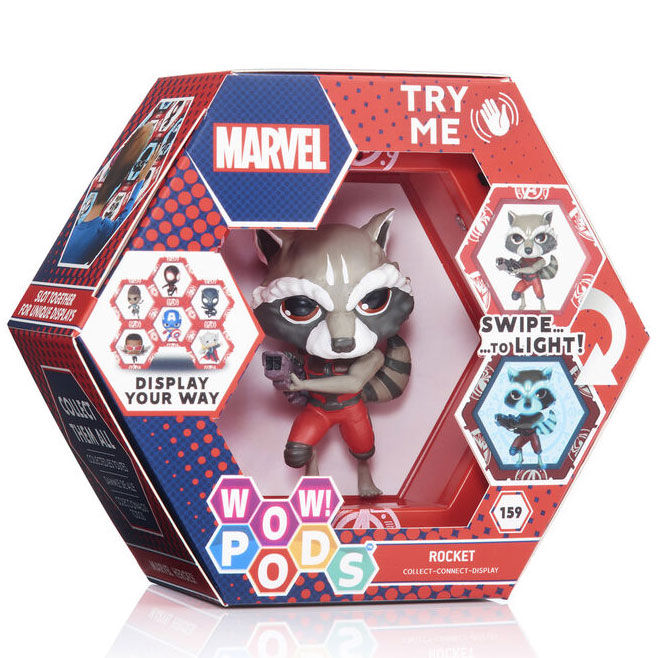 Figura led WOW! POD Rocket Raccoon Marvel_0