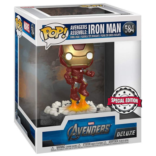 Figura POP Marvel Avengers Iron Man Assemble Exclusive_0