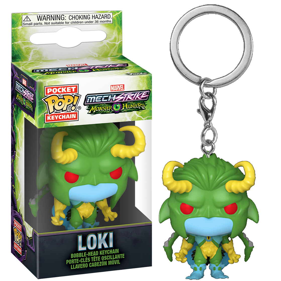 Llavero Pocket POP Marvel Monster Hunters Loki_0