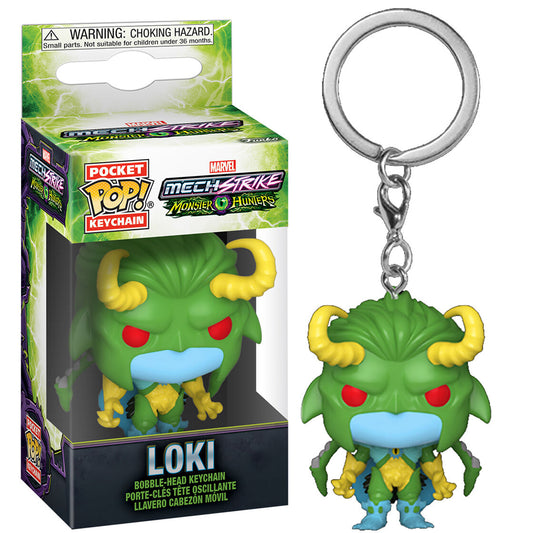 Llavero Pocket POP Marvel Monster Hunters Loki_0