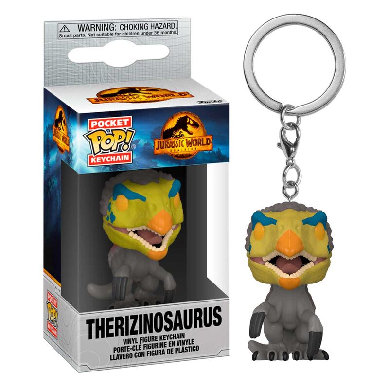 Llavero Pocket POP Jurassic World 3 Therizinosaurus_0