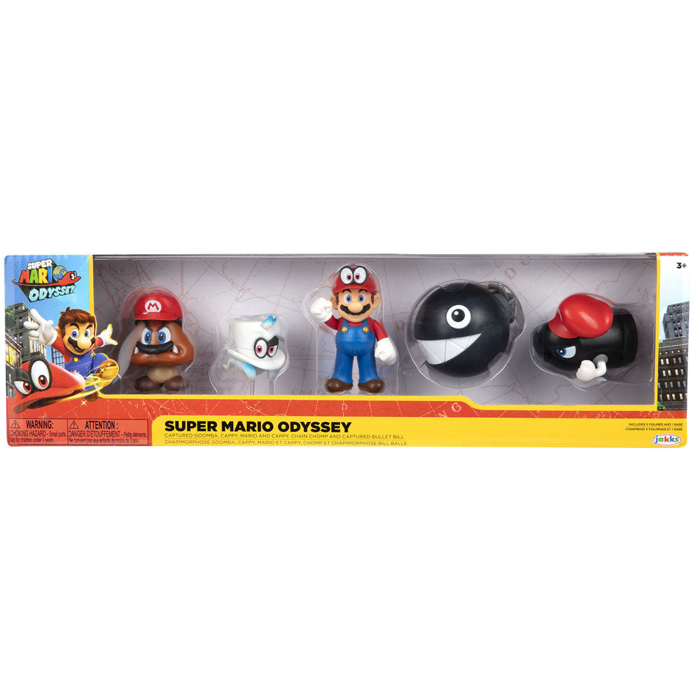 Blister 5 figuras Super Mario Bros 6,5cm_0