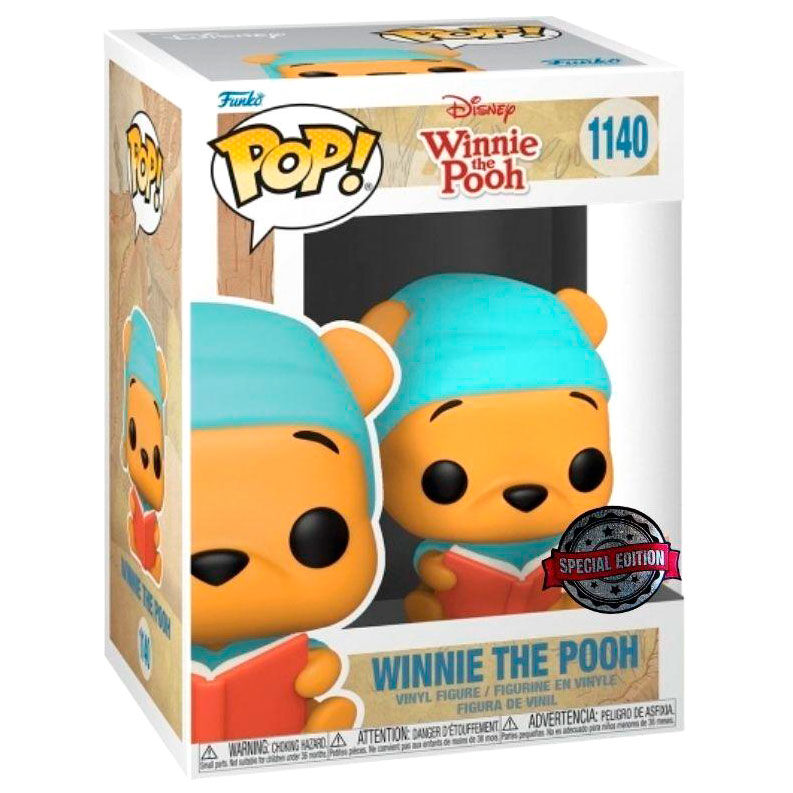 Figura POP Disney Winnie - Winnie Reading Book Exclusive_0