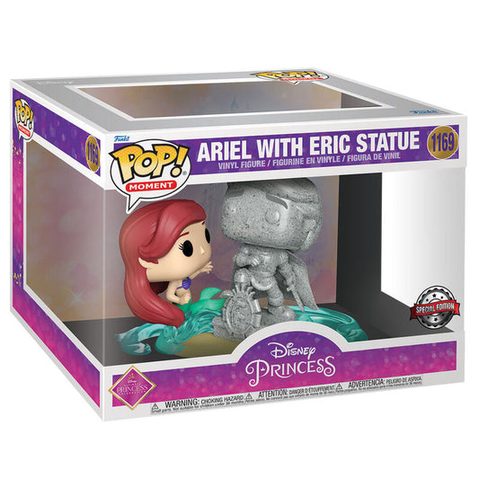 Figura POP Disney Ultimate Princess La Sirenita Ariel & Statue Eric Exclusive_0