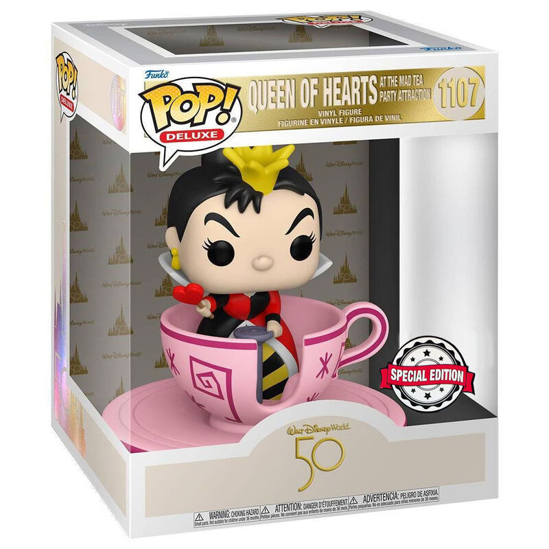Figura POP Walt Disney World 50th Queen of Hearts at mad tea party Exclusive_0