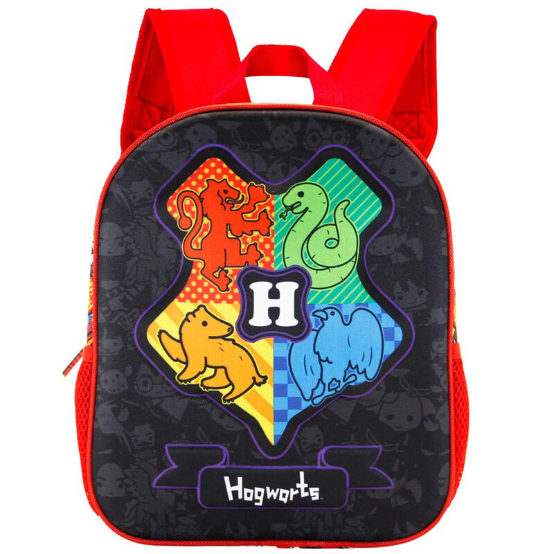 Mochila 3D Hogwarts Harry Potter 31cm_0