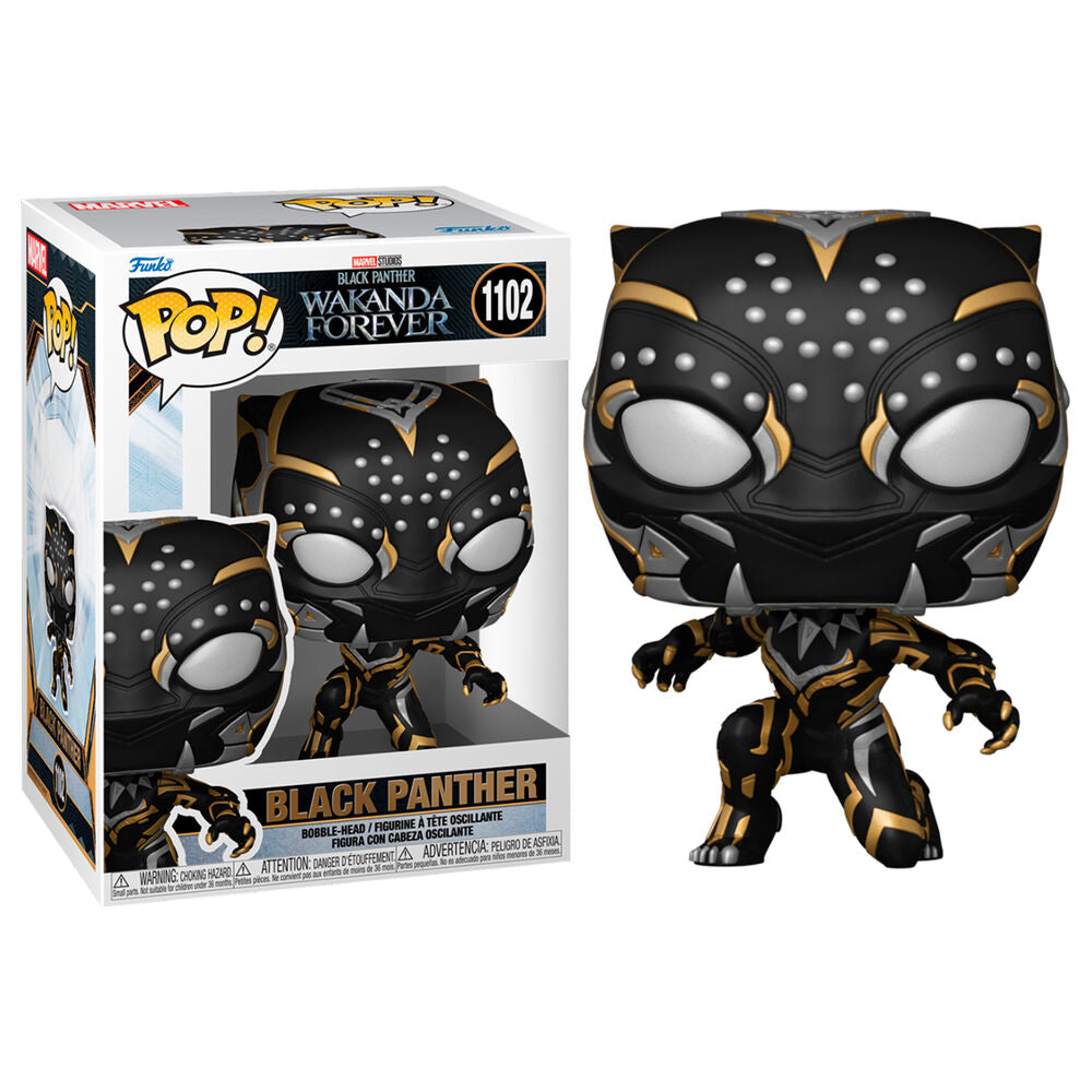 Figura POP Marvel Black Panther Wakanda Forever Black Panther_0