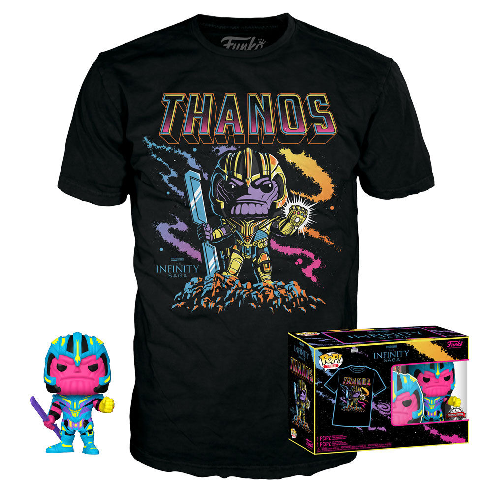 Set figura POP & Tee Marvel Infinity Saga Thanos Exclusive_0