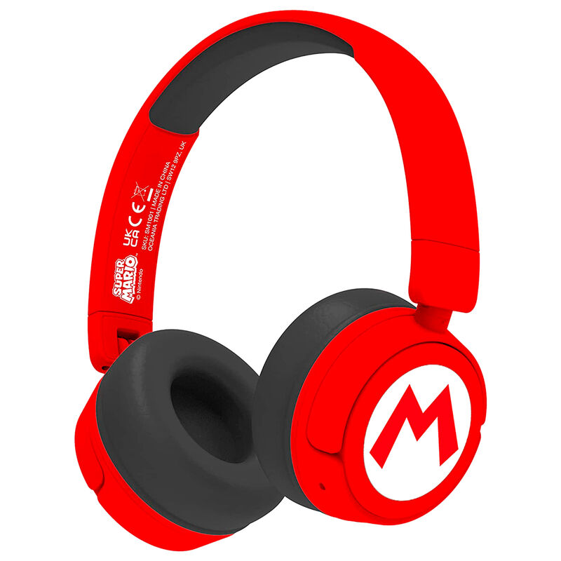 Auriculares inalambricos infantiles Logo Super Mario Bros_0