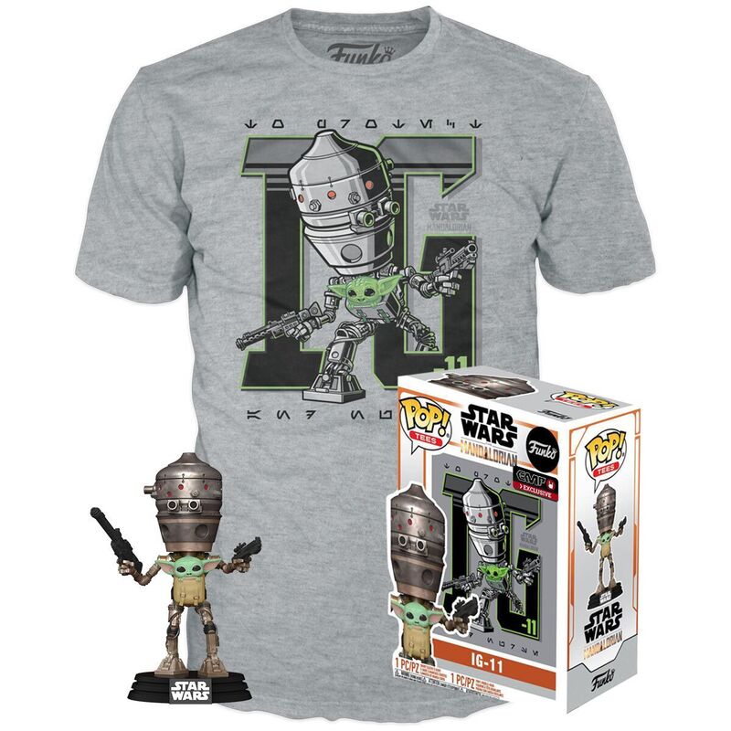 Set figura POP & Tee Star Wars IG-11 With the Child Exclusive_0