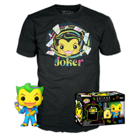 Set figura POP & Tee DC Comics Batman Joker Exclusive_0