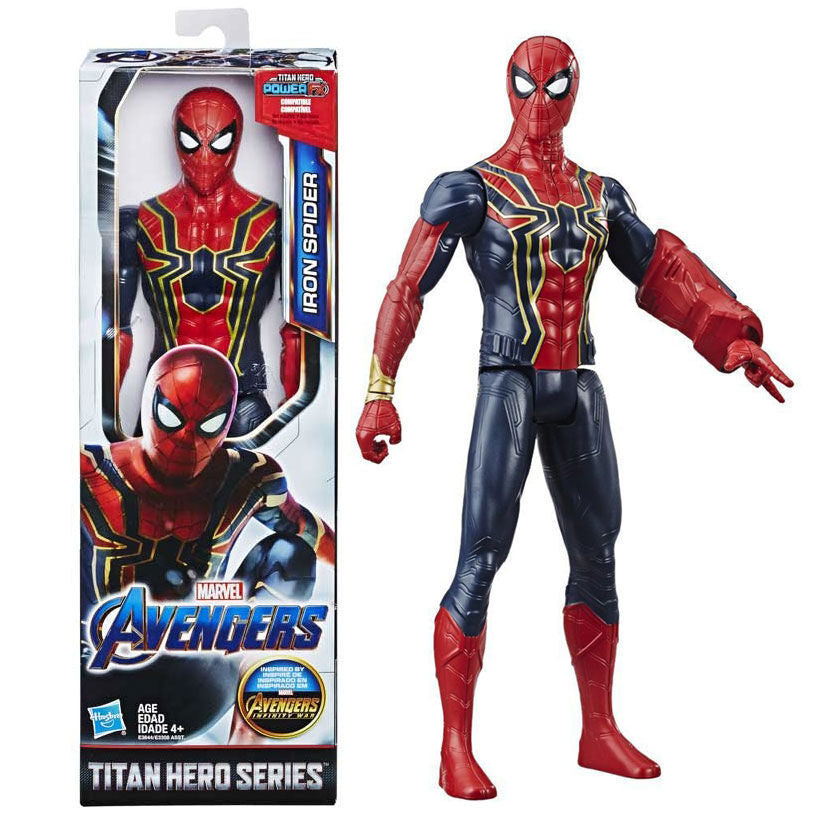 Figura Titan Hero Iron Spider Vengadores Avengers Marvel 30cm_0