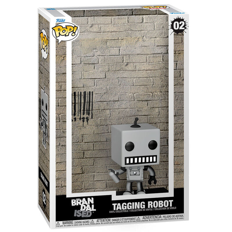 Figura POP Art Cover Brandalised Tagging Robot_0