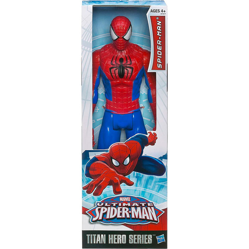 Figura Titan Hero Spiderman Ultimate Marvel 30cm_0