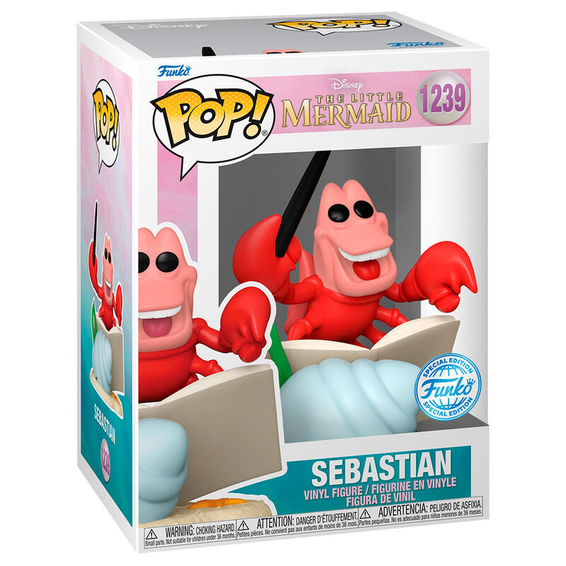 Figura POP Disney La Sirenita Sebastian Exclusive_0