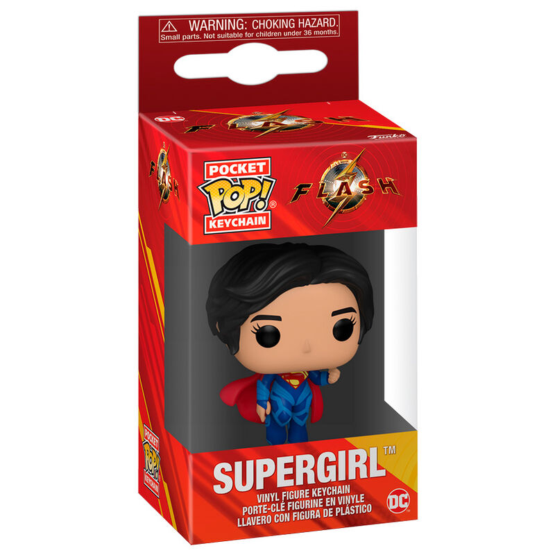 Llavero Pocket POP DC Comics The Flash Supregirl_0