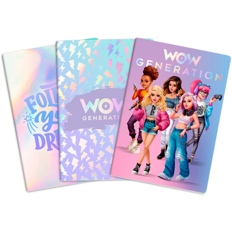 Set libretas A5 Wow Generation_0
