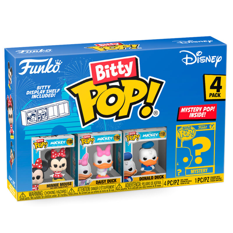 Blister 4 figuras Bitty POP Disney Minnie_0