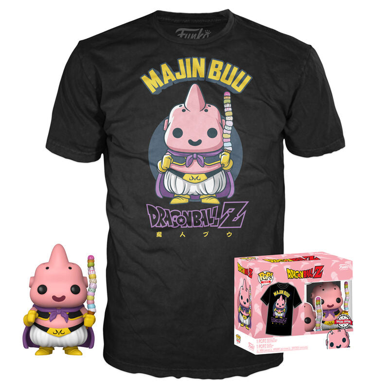 Set figura POP & Tee Dragon Ball Z Majin Buu Exclusive_0