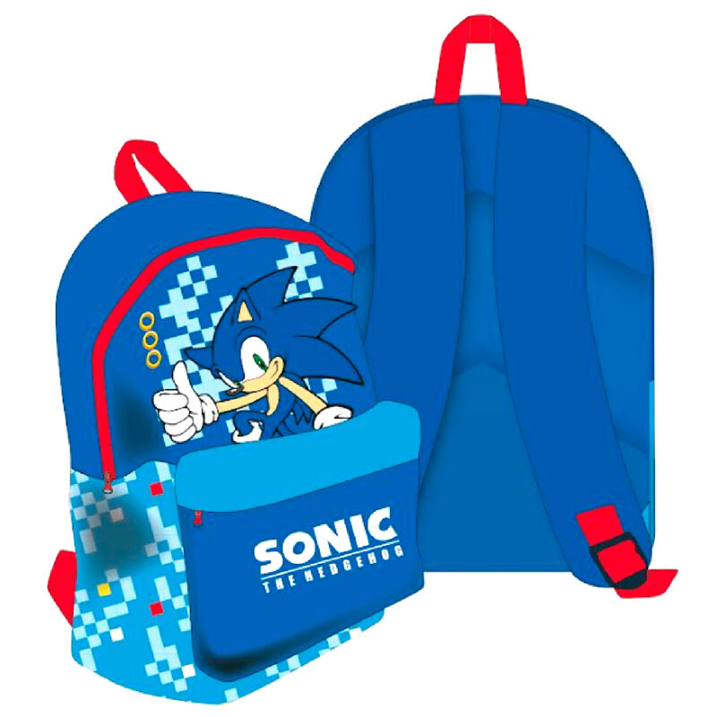Mochila Sonic the Hedgehog 40cm_0